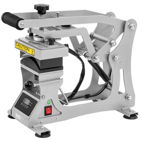 Kepspress - Upp till 250°C - LCD-skärm - Timer - MSW