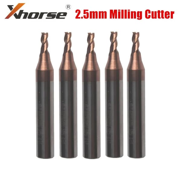 Fräsklinga, olika storlekar, kompatibel med Xhorse nyckelskärningsmaskiner., 2,0 mm 5 st