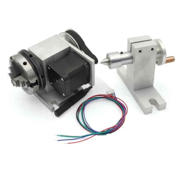 CNC-fräsmaskin, rotationsaxel, 3-klackchuck, 3-klon K11-65