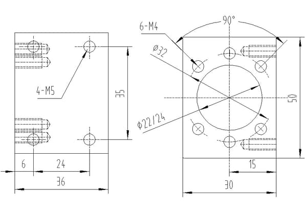 Ballscrew System, Alsidige Længder fra 350mm til 650mm, Højpræcisions C7 Nøjagtighed,300 mm