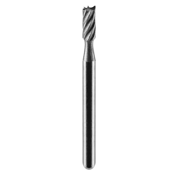 HSS fræsercylinder 3,2 mm, skaft 3,2 mm, 2 stk.
