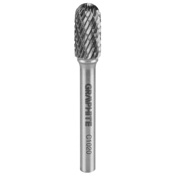 HM metalfræser, type C (rundcylindrisk), 10 x 20 mm, skaft 6 x 45 mm
