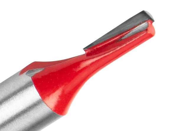 Enkeltfløjt pindfræser, HM, 3,96 x 11 mm, 8 mm skaft