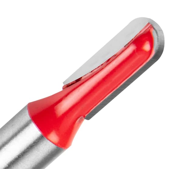 Lang U-slidsskærer, HM, 6,35 x 15,5 mm, 8 mm skaft