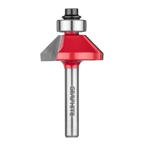 Formfræser med leje, HM, 26,6 x 9,52 mm, 6 mm skaft