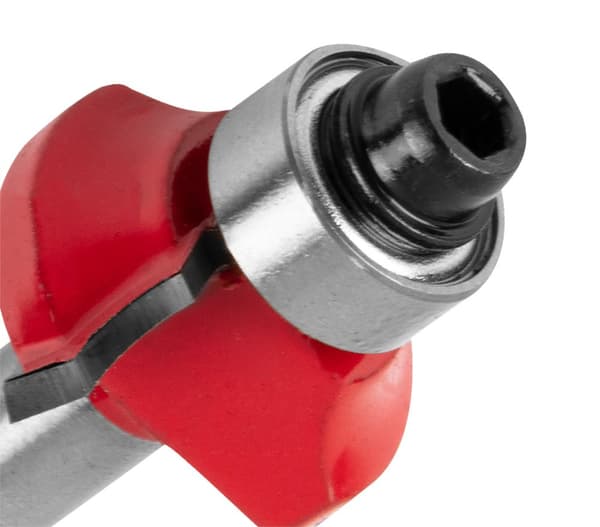 Formfræser med leje, afrunding, HM, 19 x 6,5 mm, 6 mm skaft