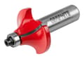Miniatyrbillede 1 af 4: Formfræser med leje, afrunding, HM, 34,9 x 15,4 mm, skaft 8 mm