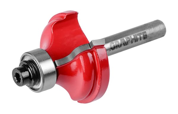 Formfræser med leje, afrunding, HM, 32 x 12,9 mm, 6 mm skaft