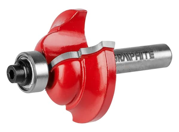 Formskær med leje, dekorativ, HM, 39,3 x 15,9 mm, skaft 8 mm