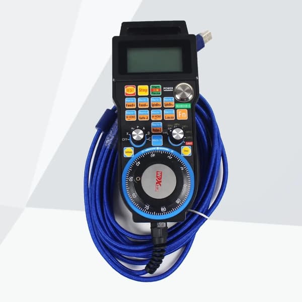 CNC Håndhjul Controller, 6-Akse Bevægelighedskontrol, Punktmatrix LCD Skærm,Kablet, 6 akse