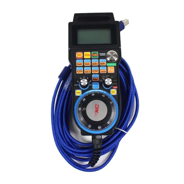 CNC Håndhjul Controller, 6-Akse Bevægelighedskontrol, Punktmatrix LCD Skærm,Kablet, 6 akse