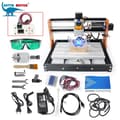 Miniatyrbild 2 av 2: 3018 Pro CNC-router, 3-axlig kontroll, 2,8” pekskärmskontroller,Vit kontroller, 20W