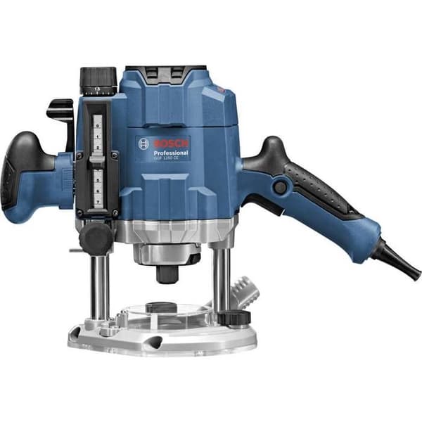 Bosch Professional GOF 1250 CE-överfräs i L-BOXX 1/10 mm steg - 0601626001