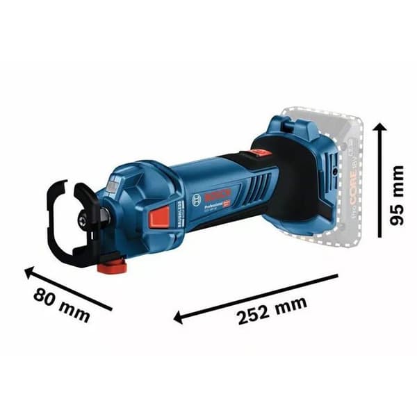 Bosch Professional GCU 18V-30 solo 18 V sladdlös gipsskivfräsmaskin