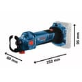 Miniatyrbild 2 av 6: Bosch Professional GCU 18V-30 solo 18 V sladdlös gipsskivfräsmaskin