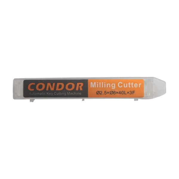 Xhorse 2.5mm Freesinterä, yhteensopiva Condor- ja Dolphin-avainleikkureiden kanssa, pakkaus 5 tarkkaa leikkausta varten