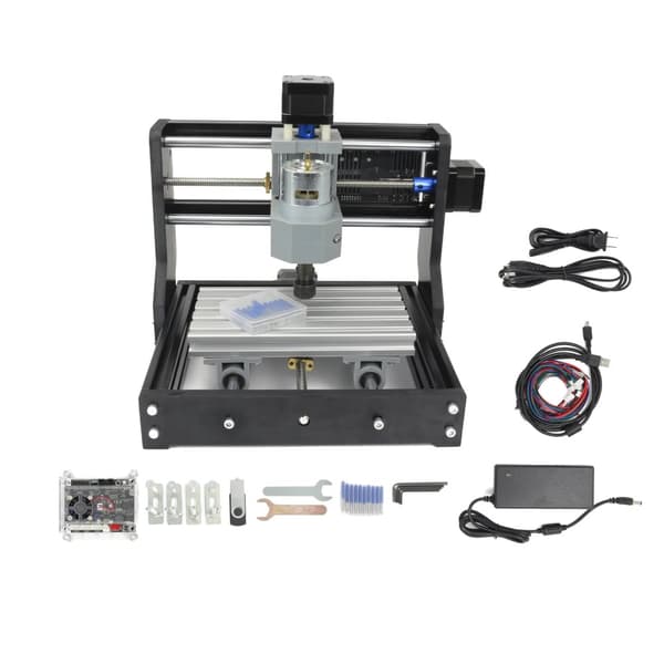 CNC-laserkone, GRBL-ohjaus, kompakti koko,Lisää 7W laser, Vain kone