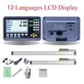 Miniatyrbild 2 av 2: 2-axlig LCD DRO-kit, hög upplösning, stöd för flera språk,GCS908-2 LCD DRO KIT