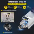 Miniatyrbild 3 av 4: 4KW CNC Router Spindelmotor, ER25-spännhylsa, 18000 RPM luftkyld