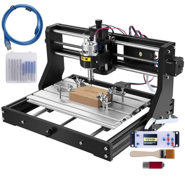 CNC-fräsgravör, lasermodul, USB-port,3018 PRO Grundläggande