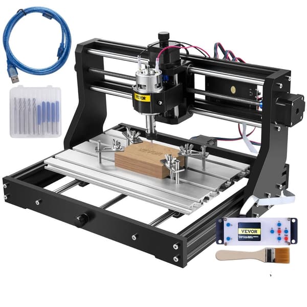 CNC-fräsgravör, lasermodul, USB-port,3018 PRO Grundläggande