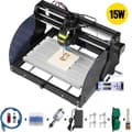 Miniatyrbild 2 av 2: Graveringsmaskin, 3-axlig kontroll, USB-port,Med 15000mw Laser