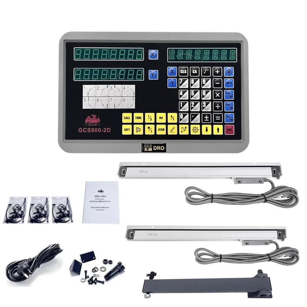 CNC DRO Digitalt avläsningssystem, hög noggrannhet GCS900-2D, multifunktionell,GCS900-2D DRO SET