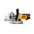Miniatyrbild 3 av 4: DEWALT DCW682NT lamellfräs - Sladdlös - 900W - 6mm - Exakt styrning - Finjustering - Air-Lock adapter