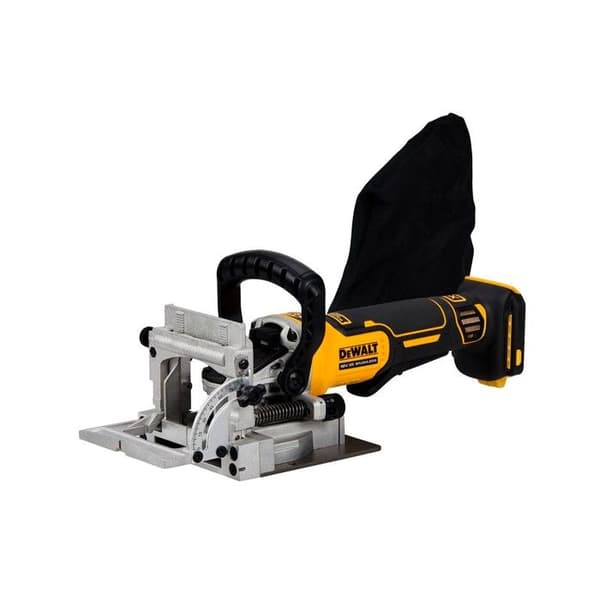 DEWALT DCW682NT lamellfräs - Sladdlös - 900W - 6mm - Exakt styrning - Finjustering - Air-Lock adapter