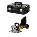 Miniatyrbild 1 av 4: DEWALT DCW682NT lamellfräs - Sladdlös - 900W - 6mm - Exakt styrning - Finjustering - Air-Lock adapter