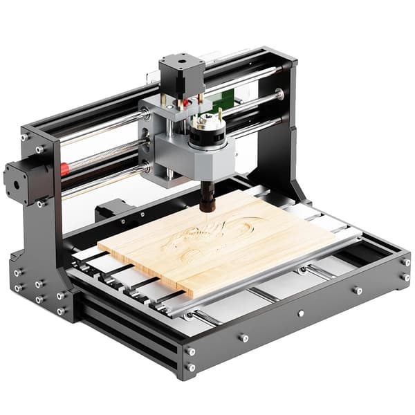 CNC-jyrsinkone, GRBL-ohjausohjelmisto, 300*180*40mm työstöalue, 775-spindlemoottori,Näytöllä, Vakio, EU