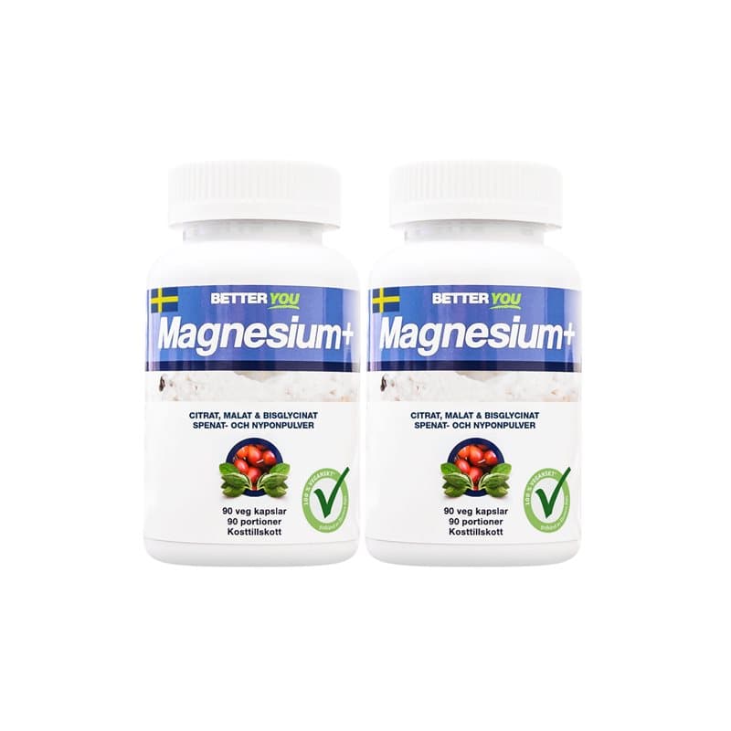 Magnesium+ Ekonomipack 2x90k