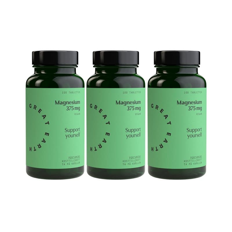 Magnesium 375mg Ekonomipack 3x100t