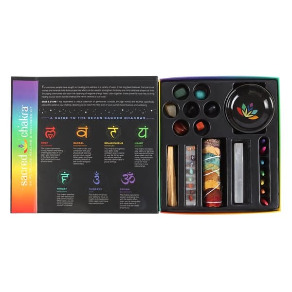 Sage & Stone Sacred Chakra Deluxe Wellness Kit