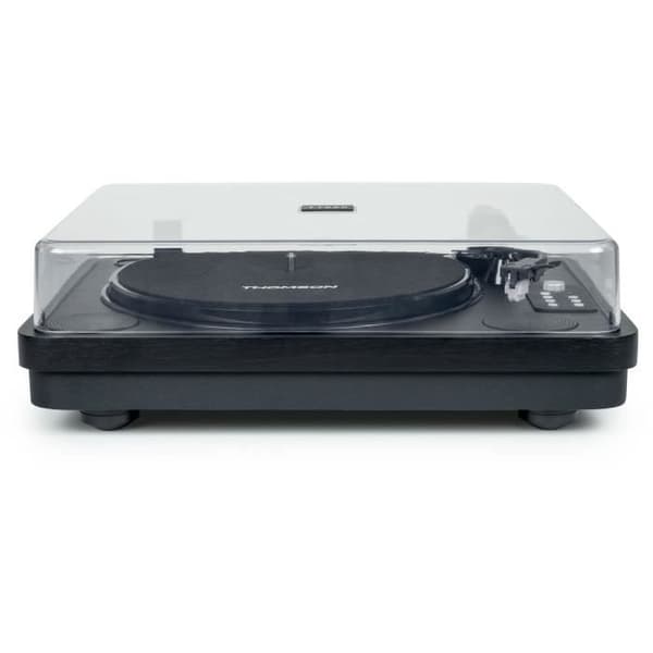 Bluetooth vinyl skivspelare - THOMSON - TT650BT - USB-inspelning - 2 högtalare - Svart