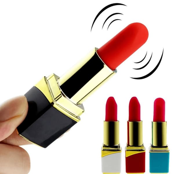 Läppstiftsvibrator - Spännande Hemlig Mini-vibrator Svart