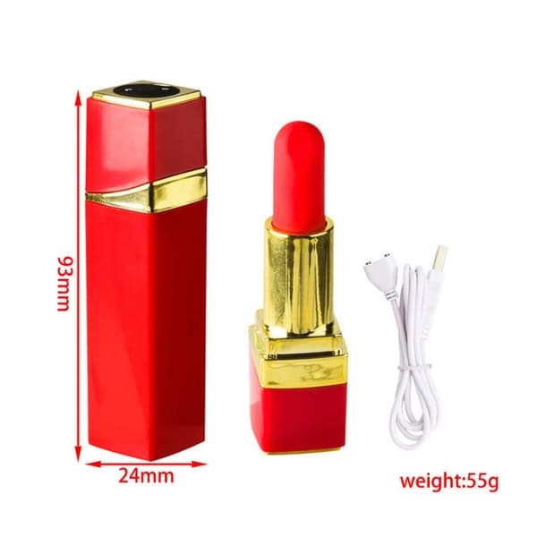 Läppstiftsvibrator - Spännande Hemlig Mini-vibrator Svart