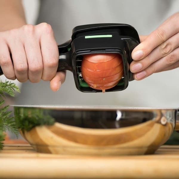 Nicer Dicer Quick - Multifunktionell Grönsaksskärare - Grön