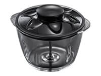 Russell Hobbs Minihakker 24660-56, 1 L, 0,5 kg, Rød, Glas, Rustfrit stål, 200 W