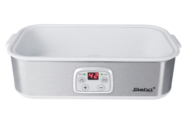 Steba JM 3, 1,4 l, Rustfritt stål, Hvit, 0,18 l, Yogurt, LCD, Rustfritt stål