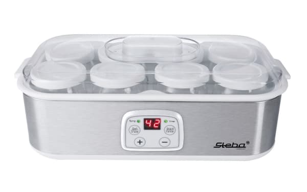 Steba JM 3, 1,4 l, Rustfritt stål, Hvit, 0,18 l, Yogurt, LCD, Rustfritt stål