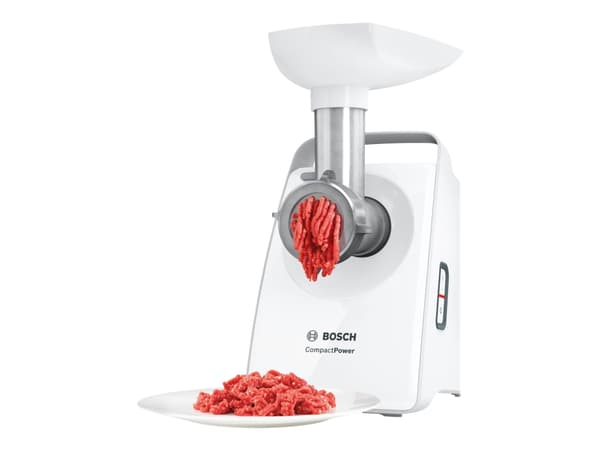 Bosch CompactPower MFW3520W - Köttkvarn - 500 W - vit