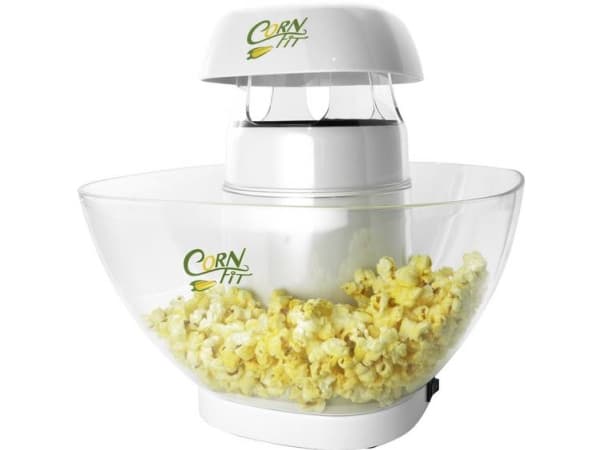Cornfit PM 1160 Popcornmaskin Vit, glas
