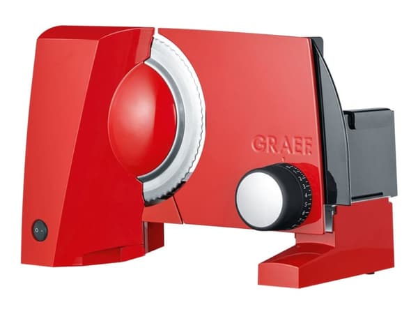 Graef Sliced Kitchen S 10001 - Skjæremaskin - 170 W - rød