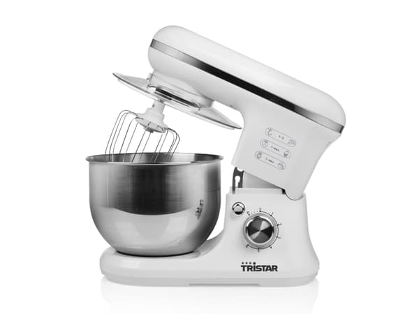 Tristar MX-4817, 5 l, Hvit, Knapper, Rotasjon, Rustfritt stål, Plast, 1200 W