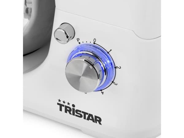 Tristar MX-4817, 5 l, Hvit, Knapper, Rotasjon, Rustfritt stål, Plast, 1200 W