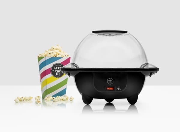OBH Nordica Big Popper 6398 - Popcorn-maskin - 4,5 liter - 1 kW - sort
