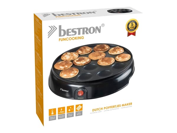 Bestron FUNCOOKING APFM700Z - Poffertjes maker - 800 W