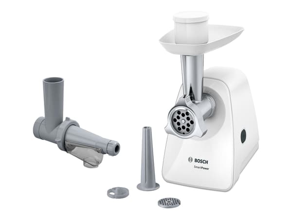 Bosch SmartPower MFW2515W - Köttkvarn - 1.5 kW - vit