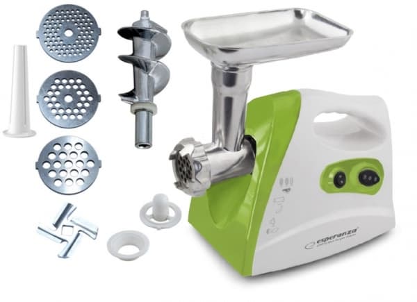 Esperanza MEATBALL - Köttkvarn - 600 W - grön